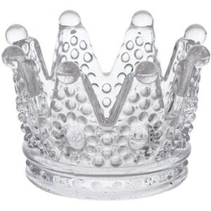 Διακοσμητικό γυάλινο Φ7Χ5 εκ. κορώνα