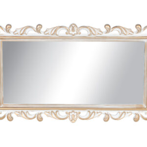 Διακοσμητικό – δίσκος πλαστικός 51Χ24 εκ. λευκό χρυσό με καθρέπτη