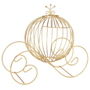 Διακοσμητικό μεταλλικό 36Χ20Χ36 εκ. Άμαξα χρυσή