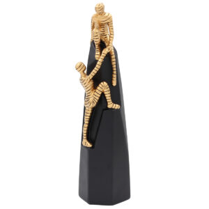 Διακοσμητικό polyresin 9Χ8Χ33 εκ. μαύρο χρυσό