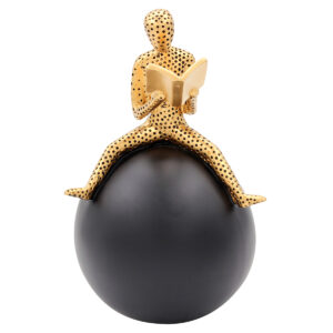 Διακοσμητικό polyresin 15Χ14Χ24 εκ. μαύρο χρυσό