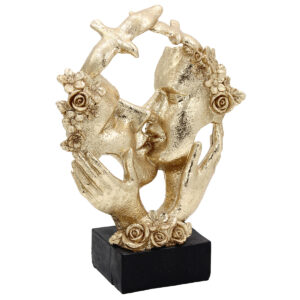 Διακοσμητικό polyresin 19Χ7,5Χ26 εκ. Ζευγάρι Χρυσό