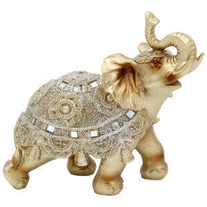 Ελέφαντας διακοσμητικός 18Χ8Χ17 εκ. από πολυρητίνη Χρυσός