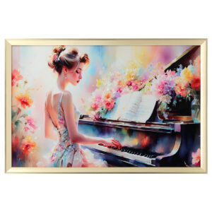 Πίνακας τοίχου 60Χ40 εκ. με κορνίζα και ανάγλυφα strass