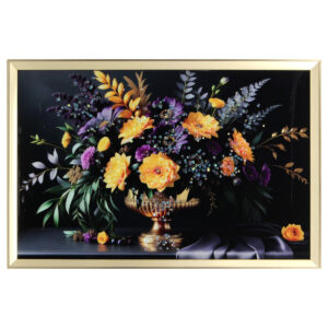 Πίνακας τοίχου 60Χ40 εκ. με κορνίζα και ανάγλυφα strass