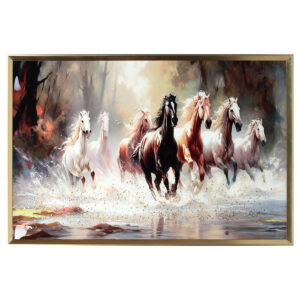 Πίνακας τοίχου 90Χ60 εκ. με κορνίζα και ανάγλυφα strass