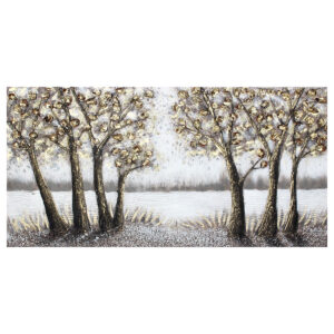 Πίνακας τοίχου καμβά χειροποίητος με ελαιογραφία 120Χ60 εκ. ανάγλυφος