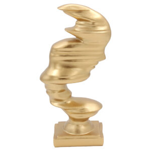 Διακοσμητικό Polyresin 13Χ8Χ27,5 εκ. Πρόσωπο Χρυσό