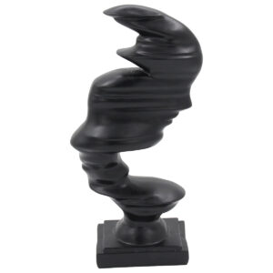 Διακοσμητικό Polyresin 13Χ8Χ27,5 εκ. Πρόσωπο Μαύρο