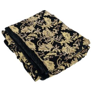 ΥΦΑΣΜΑ LUXURY ROSE  DF LONETA FOIL 150CMX3M ΜΑΥΡΟ ΧΡΥΣΟ