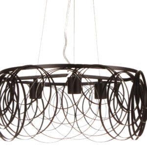 Φωτιστικό μεταλλικό 3 Χ Ε27 Φ43Χ19 εκ. μαύρο