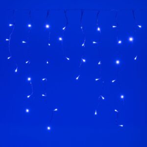300 LED ΣΤΑΛΑΚΤΙΤΗΣ ΔΙΑΦΑΝΟ ΜΠΛΕ 8ΠΡΟΓΡΑΜ 6Μ Χ 70ΕΚ ΕΣΩΤ AND ΕΞΩΤ ΧΩΡΟΥ 5mm