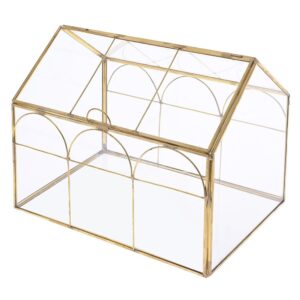 ΓΥΑΛΙΝΟ ΚΟΥΤΙ ΣΠΙΤΙ 24Χ15Χ19ΕΚ ΧΡΥΣΕΣ ΑΚΜΕΣ