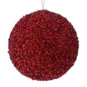 ΚΟΚΚΙΝΗ GLITTER FOAM ΜΠΑΛΑ 12ΕΚ