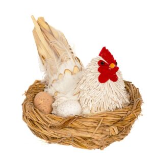 ΛΕΥΚΗ ΚΟΤΑ ΚΑΘΙΣΤΗ ΣΕ ΦΩΛΙΑ ΜΕ ΑΥΓΑ 32Χ25Χ22ΕΚ