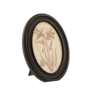 ΜΑΥΡΗ MDF ΟΒΑΛ ΚΟΡΝΙΖΑ13Χ18 ΕΚ