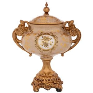 ΔΙΑΚΟΣΜΗΤΙΚΗ ΠΟΛΥΡΕΖΙΝ ΣΟΚΟΛΑΤΙΕΡΑ ΜΕ ΚΑΠΑΚΙ ΚΑΙ ΠΟΔΙ 28Χ20Χ27ΕΚ