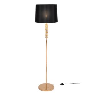 ΕΠΙΔΑΠΕΔΙΟ ΧΡΥΣΟ ΜΕΤΑΛΛΙΚΟ ΛΑΜΠΑΤΕΡ Φ38Χ155ΕΚ ΜΕ ΜΑΥΡΟ ΚΑΠΕΛΟ ΚΑΙ ΚΥΚΛΟΥΣ ΣΤΗ ΒΑΣΗ