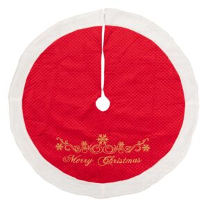 ΚΟΚΚΙΝΗ-ΛΕΥΚΗ ΥΦΑΣΜΑΤΙΝΗ ΠΟΔΙΑ ΔΕΝΤΡΟΥ ΜΕ ΓΟΥΝΙΝΟ ΤΕΛΕΙΩΜΑ Φ120ΕΚ