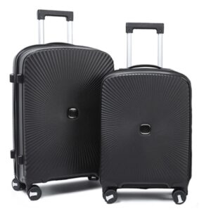 ΣΕΤ 2 ΜΑΥΡΗ ΒΑΛΙΤΣΑ ΜΕ 4ΡΟΔΕΣ 64Χ43Χ25 55Χ38Χ20ΕΚ