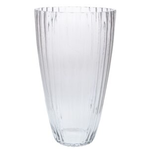ΓΥΑΛΙΝΟ ΔΙΑΦΑΝΟ ΒΑΖΟ ΡΙΓΕ Φ 20Χ37 ΕΚ