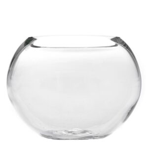 ΓΥΑΛΙΝΟ ΔΙΑΦΑΝΟ ΒΑΖΟ ΟΒΑΛ 28Χ10Χ26 ΕΚ