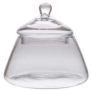 ΓΥΑΛΙΝΟ ΔΙΑΦΑΝΟ ΒΑΖΟ ΜΕ ΚΑΠΑΚΙ Φ 17Χ17 ΕΚ