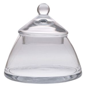 ΓΥΑΛΙΝΟ ΔΙΑΦΑΝΟ ΒΑΖΟ ΜΕ ΚΑΠΑΚΙ Φ 21Χ20 ΕΚ