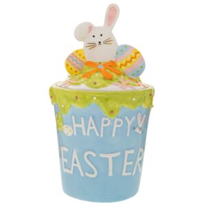 ΜΠΛΕ ΚΕΡΑΜΙΚΗ ΜΠΙΣΚΟΤΙΕΡΑ ΜΕ ΛΑΓΟ 18Χ18Χ32ΕΚ