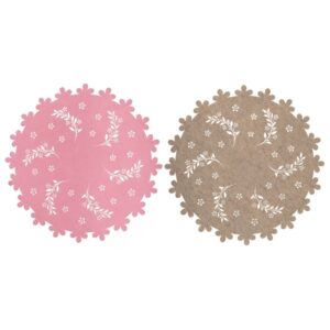 ΡΟΖ ΚΑΦΕ ΤΣΟΧΙΝΟ ΣΟΥΠΛΑ 2 ΧΡΩΜΑΤΑ 35X35X0,3ΕΚ