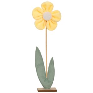 ΚΙΤΡΙΝΟ ΤΣΟΧΙΝΟ ΛΟΥΛΟΥΔΙ ΣΕ ΞΥΛΙΝΗ ΒΑΣΗ 11,5X5X32EK