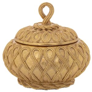 ΧΡΥΣΗ ΠΟΛΥΡΕΖΙΝ VINTAGE ΜΠΙΖΟΥΤΙΕΡΑ ΜΕ ΚΑΠΑΚΙ 12Χ12Χ13ΕΚ