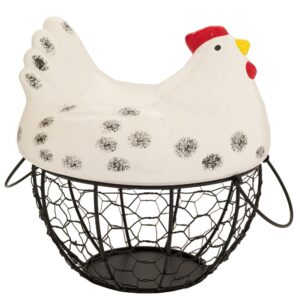 ΚΕΡΑΜΙΚΗ ΚΟΤΑ ΛΕΥΚΗ ΜΕ ΜΕΤΑΛΛΙΚΟ ΚΑΛΑΘΙ ΧΡΥΣΟ 20Χ24ΕΚ