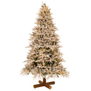 ΔΕΝΔΡΟ PRE LIT SNOWY JERSEY PINE 240ΕΚ ΜΕ 1000 LED ΘΕΡΜΟ ΛΕΥΚΟ AND ΠΟΛΥΧΡΩΜΑ