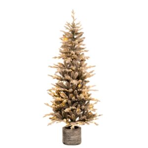 ΔΕΝΔΡΟ PRE LIT ICELAND POTTED FIR 150ΕΚ ΜΕ 100 RGB LED ΛΕΥΚΑ AND ΠΟΛΥΧΡΩΜΑ ΛΑΜΠΑΚΙΑ