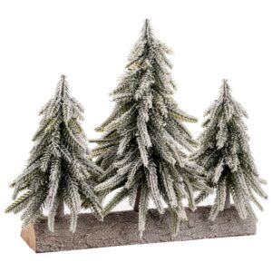 ΤΡΙΠΛΟ ΧΙΟΝΙΣΜΕΝΟ ΔΕΝΤΡΑΚΙ ΣΕ ΞΥΛΙΝΗ ΒΑΣΗ 28Χ26ΕΚ