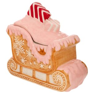 GINGERBREAD ΚΕΡΑΜΙΚΗ ΜΠΙΣΚΟΤΙΕΡΑ ΣΕ ΣΧΗΜΑ ΕΛΚΗΘΡΟ 25Χ13Χ24ΕΚ