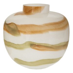 ΚΡΕΜ ΛΑΔΙ ΡΙΓΕ ΓΥΑΛΙΝΟ ΒΑΖΟ Φ25Χ25ΕΚ