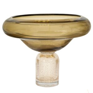 ΧΑΚΙ ΓΥΑΛΙΝΟ ΒΑΖΟ ΜΕ ΜΕΛΙ ΒΑΣΗ Φ37Χ28ΕΚ