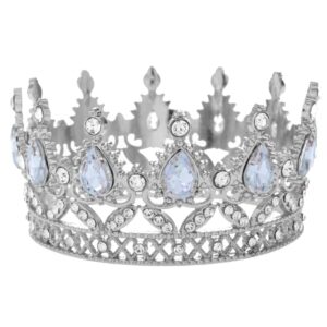 ΑΣΗΜΙ ΜΕΤΑΛΛΙΚΗ ΚΟΡΩΝΑ ΜΕ ΔΙΑΦΑΝΕΣ ΠΕΤΡΕΣ Φ10Χ4,5ΕΚ