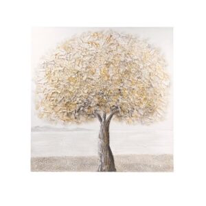 ΠΙΝΑΚΑΣ ΔΕΝΤΡΟ ΚΑΦΕ-ΜΠΕΖ 100x3x100cm