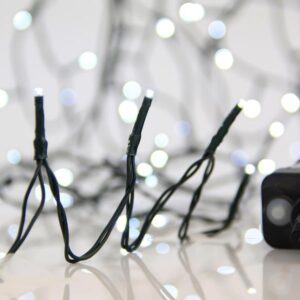 ΣΕΙΡΑ, 1500 LED 3mm, 31V ΜΕΤΑΣΧΗΜΑΤΙΣΤΗ, 8 ΠΡΟΓΡΑΜΜΑΤΑ & ΜΝΗΜΗ, ΠΡΑΣΙΝΟ PVC ΚΑΛΩΔΙΟ, ΛΕΥΚΟ LED ΑΝΑ 5cm, ΠΡΟΕΚΤΑΣΗ ΠΑΡΟΧΗΣ 3m, ΙΡ44