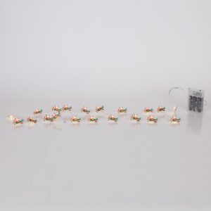 ΣΕΙΡΑ, 20 MINI LED, ΑΓΙΟΣ ΒΑΣΙΛΗΣ ΜΕ ΑΕΡΟΠΛΑΝΟ, ΜΠΑΤΑΡΙΑΣ 3xAA, ΧΡΟΝΟΔΙΑΚΟΠΤΗ, ΑΣΗΜΙ ΧΑΛΚΙΝΟ ΚΑΛΩΔΙΟ, ΘΕΡΜΟ ΛΕΥΚΟ LED ΑΝΑ 10cm, ΠΡΟΕΚΤΑΣΗ ΠΑΡΟΧΗΣ 30cm, IP20