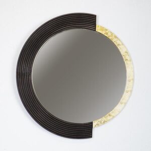 ΚΑΘΡΕΦΤΗΣ ΞΥΛΙΝΟΣ ΜΑΥΡΟ - ΧΡΥΣΟ 54x2.5x58cm