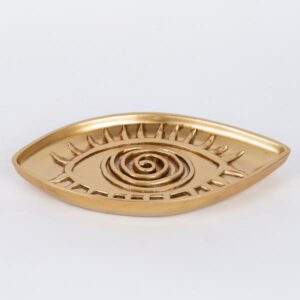 ΠΙΑΤΕΛΑ ΜΑΤΙ ΠΟΛΥΡΕΖΙΝ ΧΡΥΣΗ 20.9x12x1.7cm