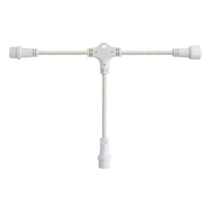 DIY, ΛΕΥΚΟ ΚΑΟΥΤΣΟΥΚ ΚΑΛΩΔΙΟ ΤΥΠΟΥ ΤΑΦ, 3 ΚΟΝΕΚΤΟΡΕΣ, 10cm, IP65