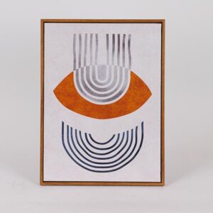 ΠΙΝΑΚΑΣ ΚΑΜΒΑΣ ΣΧΕΔΙΑ ΜΠΕΖ - ΛΕΥΚΟΣ - ΜΠΛΕ 30x40cm