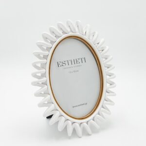 ΚΟΡΝΙΖΑ (13x18) ΠΟΛΥΡΕΖΙΝ ΛΕΥΚΗ 19.5x2x24.5cm