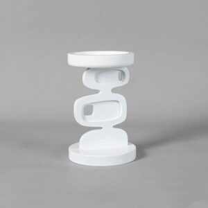 ΚΗΡΟΠΗΓΙΟ ΜΕΤΑΛΛΟ-ΞΥΛΟ ΛΕΥΚΟ 12x12x18.5cm