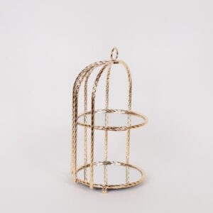 ΟΡΝΤΕΡΒΙΕΡΑ ΜΕΤΑΛΛΙΚΗ ΜΕ ΚΑΘΡΕΦΤΗ ΧΡΥΣΗ 23x42cm